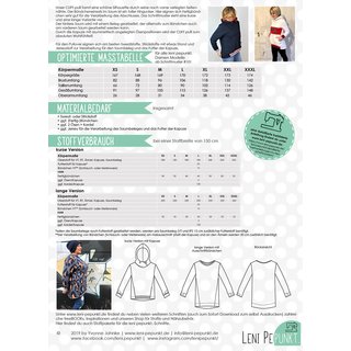 Schnittmuster Cuff Pulli