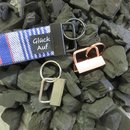 Schl�sselband Rohling - 30 mm breit rosegold