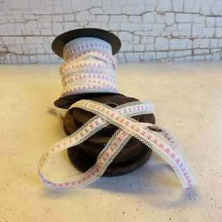 Ziergummi zweifarbig rosa