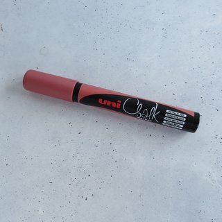 Kreidestift - Kreidemarker - Tafelkreide 007 - metallic rot