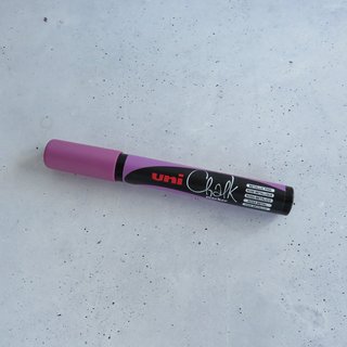 Kreidestift - Kreidemarker - Tafelkreide 008 - metalli rosa/pink