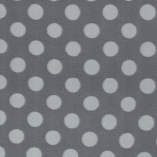 Fleece mit Tupfen dunkelgrau/grau