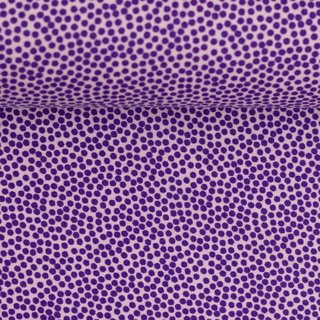 Baumwollstoff Dotty lila