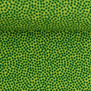 Baumwollstoff Dotty dunkel-/kiwigrn