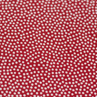 Baumwollstoff Dotty burgundy/wei