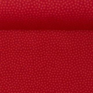 Baumwollstoff Dotty rot