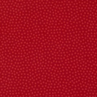 Baumwollstoff Dotty rot
