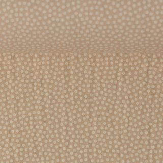 Baumwollstoff Dotty beige