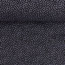 Baumwollstoff Dotty schwarz