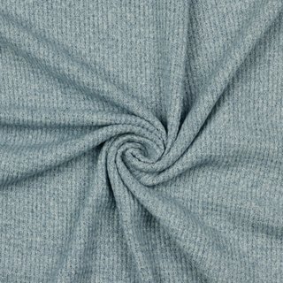 Viscose Strick - soft Waffle - Pasteltne denim