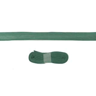 Schrgband aus Baumwolle gefalzt 3 Meter Stck dkl. altgrn