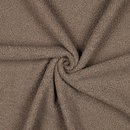 Teddy feiner Boucle mit Fleecercken - Double Face taupe