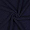 Teddy feiner Boucle mit Fleecercken - Double Face navy