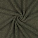 Teddy feiner Boucle mit Fleecercken - Double Face khaki