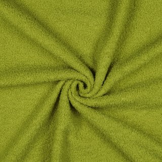 Teddy feiner Boucle mit Fleecercken - Double Face lime