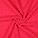 Teddy feiner Boucle mit Fleecercken - Double Face neon pink