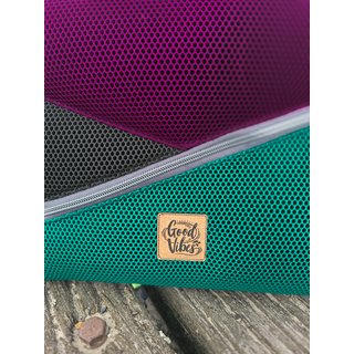 Mesh - Taschenstoff in 3 D Optik - verschiedene Farben