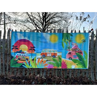 Summer Vibes Van - Canvas Panel