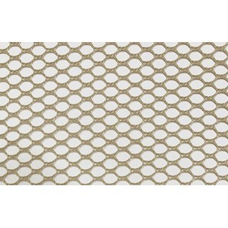 Taschen-Netz-Stoff Netzfutter - Meshgewebe beige