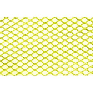 Taschen-Netz-Stoff Netzfutter - Meshgewebe neon gelb