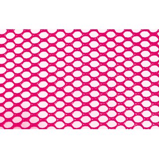 Taschen-Netz-Stoff Netzfutter - Meshgewebe neon pink