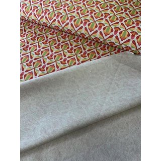 Canvas - Segeltuch - Retro orangefarbene Ornamente